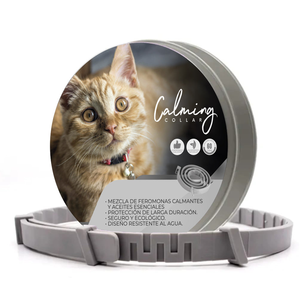 Calming Cat Collar For Anxious Pets With Movement Detecting Sensor photo