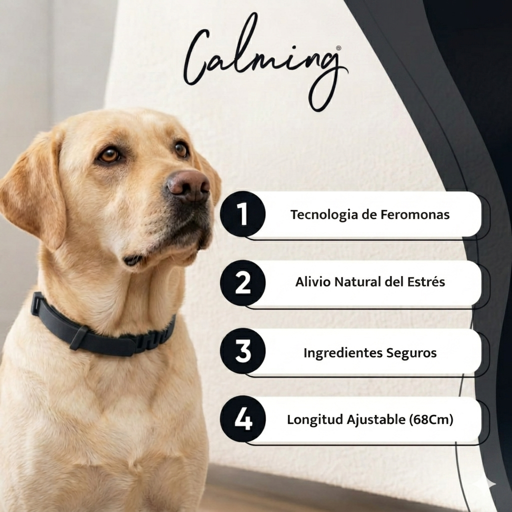 Calming Collar Perro - NEGRO