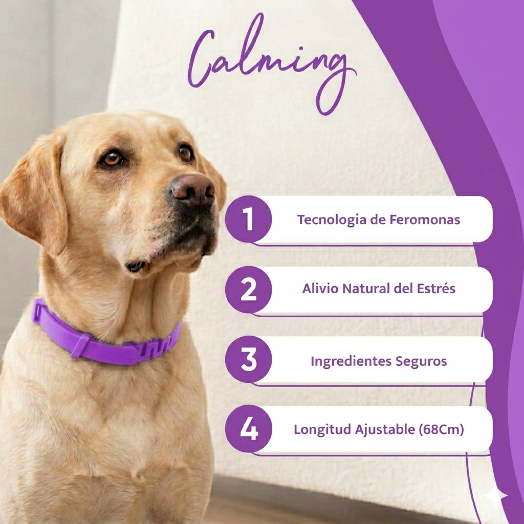 Calming Collar Perro - VIOLETA