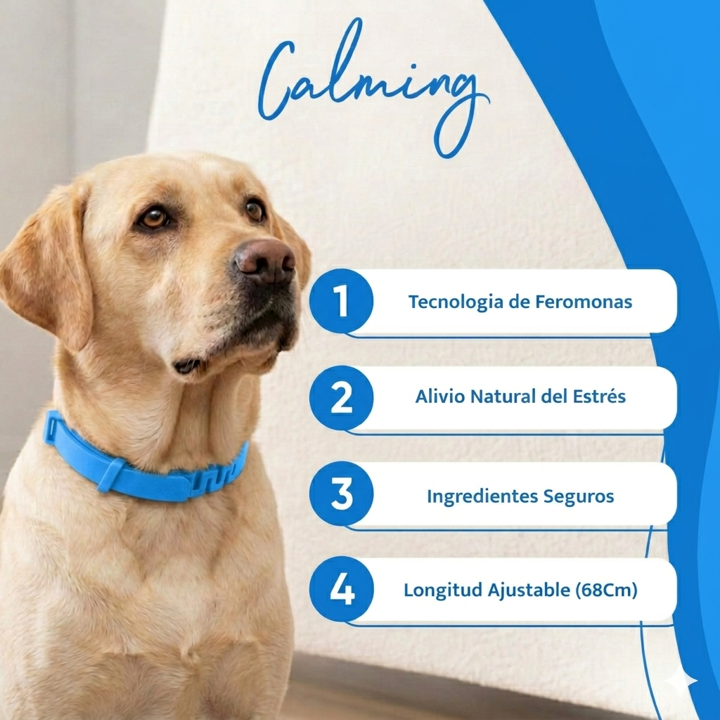 Calming Collar Perro - AZUL